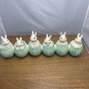 Easter bunny's signed decoration